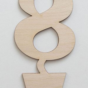 Заготовка з фанери № 14 8х15см