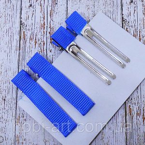 Крокодильчик 2 вусика, репс синій, 5 см. (UT-246)