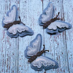 Аплікація № 288 4,5х5см (сіра)