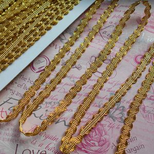 Тасьма декоративна 1,1см., золотиста 6862-85