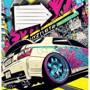 Зошит == в лінію, 12 аркушів, "YES", "Colour car"-5