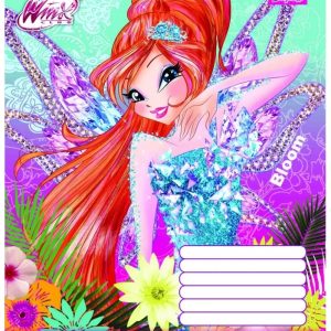 Зошит == в лінію, 12 аркушів, "1В", "Lovely Winx"-1