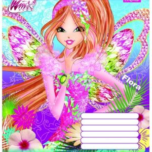 Зошит == в лінію, 12 аркушів, "1В", "Lovely Winx"-2