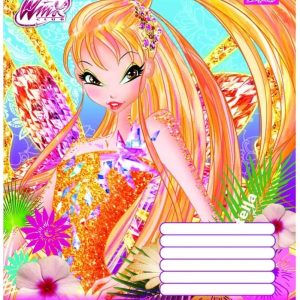 Зошит == в лінію, 12 аркушів, "1В", "Lovely Winx"-5