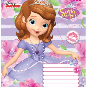 Зошит == в лінію, 12 аркушів, "1В", "Sofia Princess-3