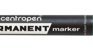 Маркер Centropen 8576 зелений перманентний (косий)