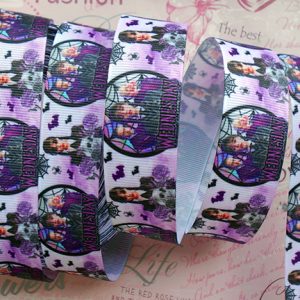 Стрічка репсова 2,5см з візерунком №364