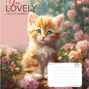 Зошит // в косу лінію, 12 аркушів, "YES", "You Lovely"-1