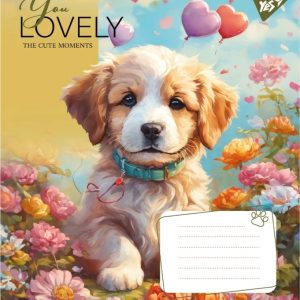 Зошит // в косу лінію, 12 аркушів, "YES", "You Lovely"-2