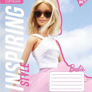 Зошит // в косу лінію, 12 аркушів, "YES", "Barbie"-1
