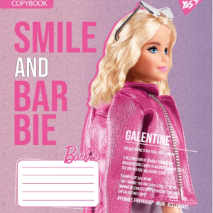 Зошит // в косу лінію, 12 аркушів, "YES", "Barbie"-2
