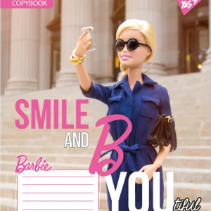 Зошит // в косу лінію, 12 аркушів, "YES", "Barbie"-4